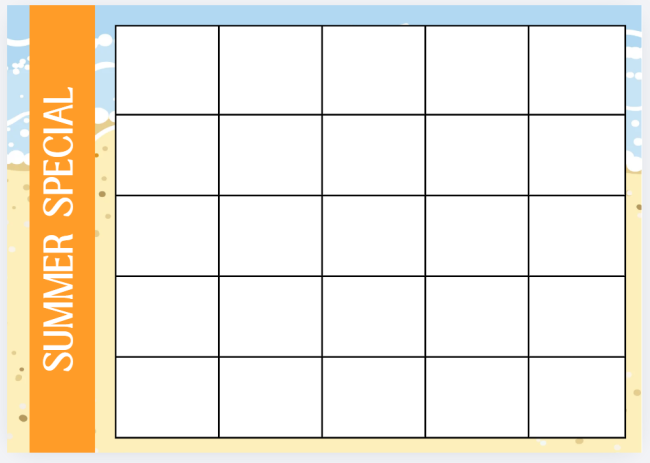 Medienbingo - Individuell angepasst